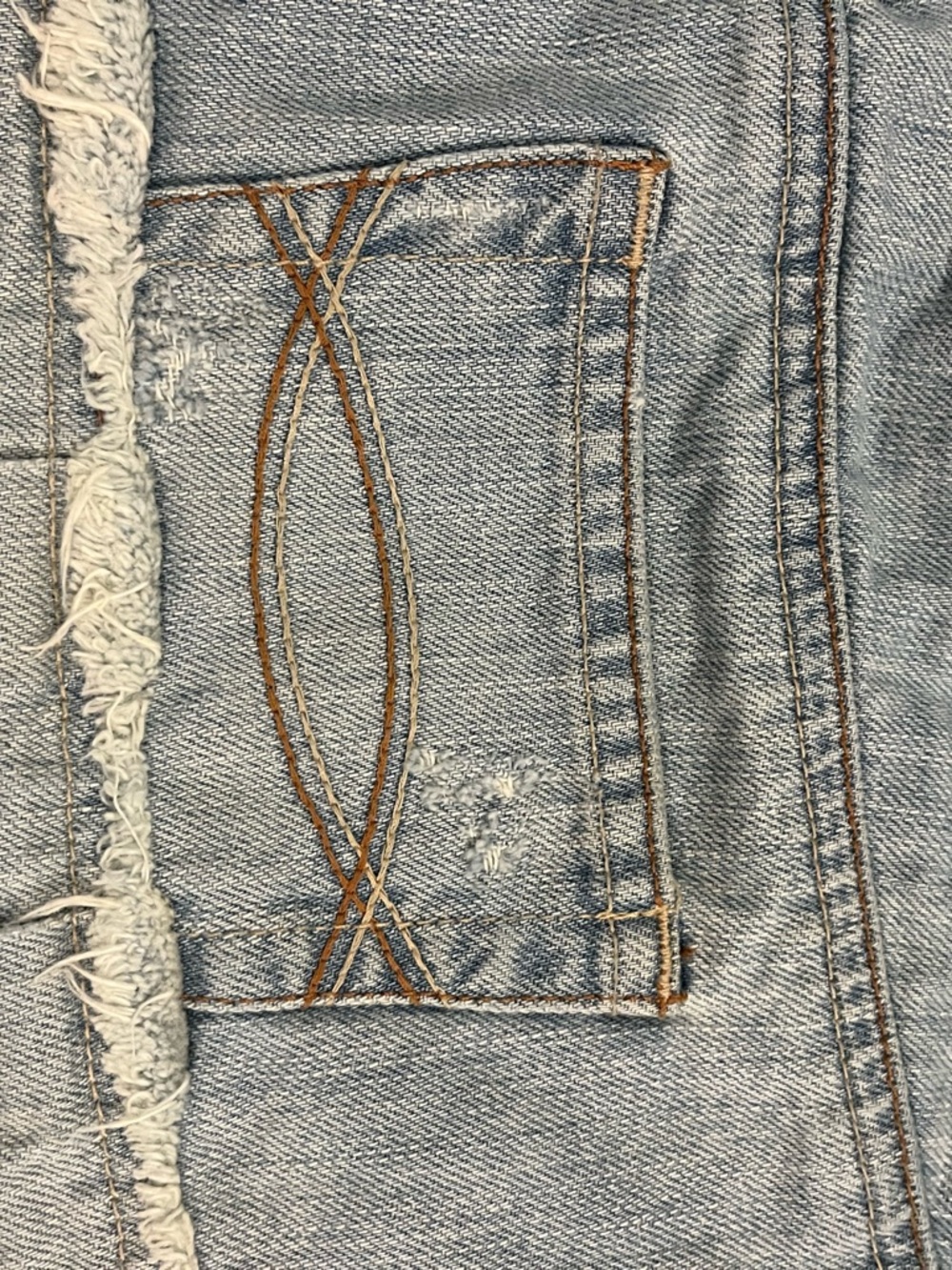 Vintage 90's Abercrombie & Fitch Light Blue Denim Pleated
Mini Skirt size 2/4 - Picture 4 of 7